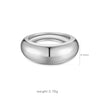 Wholesale Fashion Retro Classic Joker Design Copper Ring With Geometric Pattern And Electroplating Treatment For Women