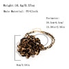 Wholesale Fashion Retro Leopard Pucloth Flower Electroplated Neck Chain For Women