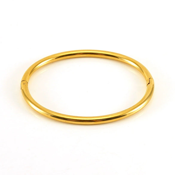 Wholesale Fashion Retro Style Stainless Steel Geometric Bracelet With Electroplating