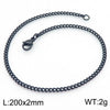 Wholesale Fashion Simple Hip Hop Unisex Titanium Steel Electroplating Treatment Side Flat Chain Geometry Pattern Jewelry Bracelet