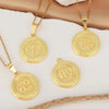 Wholesale Fashion Simple Constellation Necklace Pendant Copper Electroplated For Men And Women