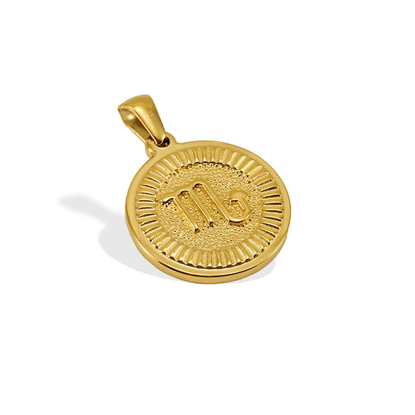 Wholesale Fashion Simple Constellation Pendant Necklace For Men And Women Made Of Stainless Steel With Electroplating Treatment