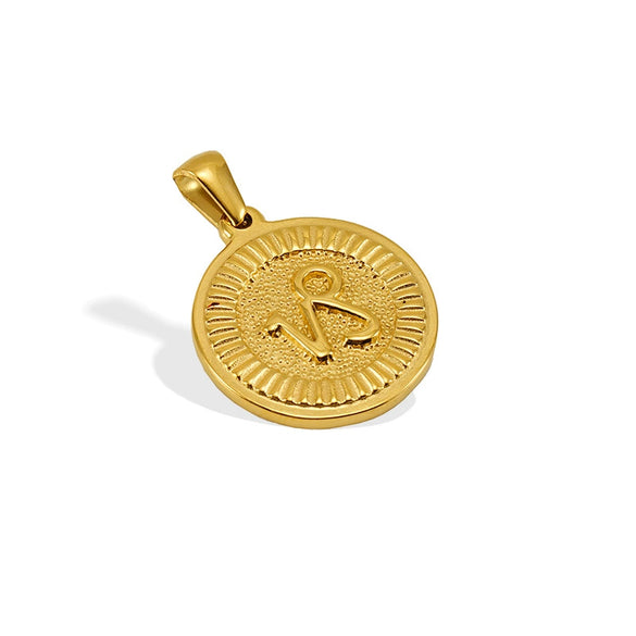 Wholesale Fashion Simple Constellation Pendant Necklace For Men And Women Made Of Stainless Steel With Electroplating Treatment