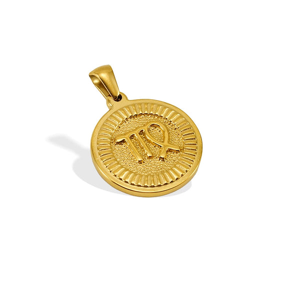 Wholesale Fashion Simple Constellation Pendant Necklace For Men And Women Made Of Stainless Steel With Electroplating Treatment