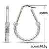 Wholesale Fashion Simple Ladies Alloy Geometric Electroplated Earrings