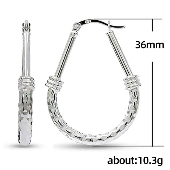 Wholesale Fashion Simple Ladies Alloy Geometric Electroplated Earrings