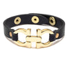Wholesale Fashion Simple Pu Leather Alloy Geometric Bracelet For Women