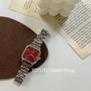 Wholesale Fashion Simple Square Dial Stainless Steel Band Watch For Women