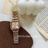 Wholesale Fashion Simple Square Dial Stainless Steel Band Watch For Women