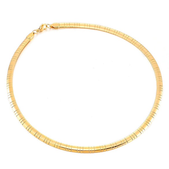 Wholesale Fashion Simple Titanium Steel Square Ring Rhinestone Necklace With Geometric Styling For Women