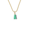 Wholesale Fashion Single Layer Bear Pendant Necklace Made Of Copper With Electroplating Treatment For Women