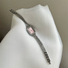 Wholesale Fashion Square Bracelet Watch For Women With Golden Spike Mermaid Design Made Of Alloy And Stainless Steel