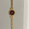 Wholesale Fashion Square Bracelet Watch For Women With Golden Spike Mermaid Design Made Of Alloy And Stainless Steel