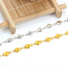 Wholesale Fashion Stainless Steel And Titanium Steel Heartshaped Chain Necklace And Bracelet Ornaments With Electroplating Treatment For Men And Women