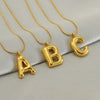 Wholesale Fashion Stainless Steel And Titanium Steel Letter Snake Bone Chain Necklace With Polishing Treatment
