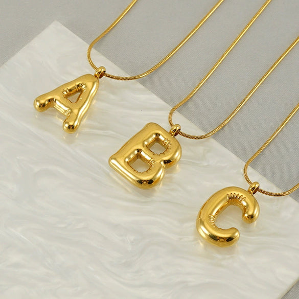 Wholesale Fashion Stainless Steel And Titanium Steel Letter Snake Bone Chain Necklace With Polishing Treatment