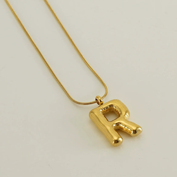 Wholesale Fashion Stainless Steel And Titanium Steel Letter Snake Bone Chain Necklace With Polishing Treatment