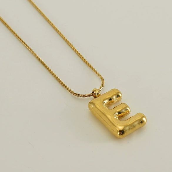Wholesale Fashion Stainless Steel And Titanium Steel Letter Snake Bone Chain Necklace With Polishing Treatment