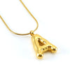 Wholesale Fashion Stainless Steel And Titanium Steel Letter Snake Bone Chain Necklace With Polishing Treatment