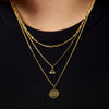 Wholesale Fashion Stainless Steel And Titanium Steel Twelve Constellation Pendant Necklace With Vacuum Plating Color Retention