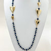 Wholesale Fashion Stainless Steel Crystal Beads Heart Shape Necklace For Women