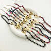 Wholesale Fashion Stainless Steel Crystal Beads Heart Shape Necklace For Women