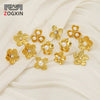 Wholesale Fashion 316L Stainless Steel Flower Earrings With Electroplating For Women