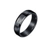 Wholesale Fashion Stainless Steel Geometric Electroplated Ring For Lovers And Unisex