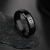 Wholesale Fashion Stainless Steel Geometric Electroplated Ring For Lovers And Unisex