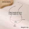 Wholesale Fashion Stainless Steel Heart Shape Electroplated Women's Necklace