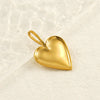 Wholesale Fashion Stainless Steel Love Pendant Peach Heart Necklace With Electroplating For Men And Women