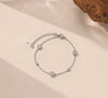 Wholesale Fashion Trend Roman Bracelet For Women Titanium Steel Electroplated With Letter Number Text Patterns