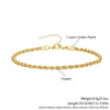Wholesale Fashion Unisex Geometric Copper Bracelet Set With Electroplating Processing