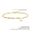 Wholesale Fashion Unisex Geometric Copper Bracelet Set With Electroplating Processing