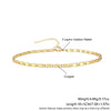 Wholesale Fashion Unisex Geometric Copper Bracelet Set With Electroplating Processing