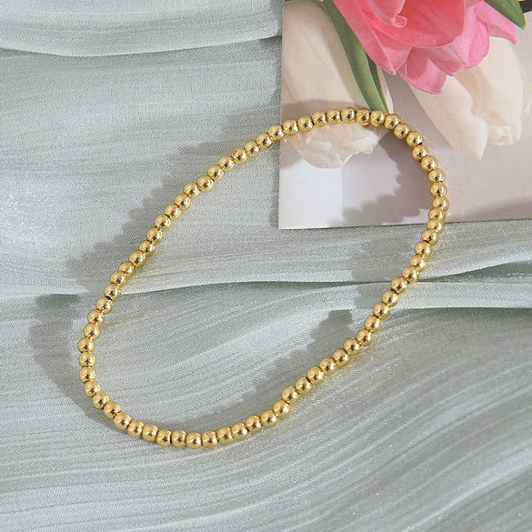 Wholesale Fashion Unisex Geometric Copper Bracelet Set With Electroplating Processing