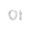 Wholesale Fashion Versatile Retro Elegant Geometric Ushape Silver Needle Copper Hoop Earrings For Women With Electroplating