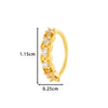 Wholesale Fashion Women's Copper Flower Nose Ring With Electroplating And Zircon Featuring Butterfly And Cross Designs