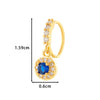 Wholesale Fashion Women's Copper Flower Nose Ring With Electroplating And Zircon Featuring Butterfly And Cross Designs