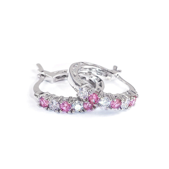 Wholesale Fashion Women's Copper Zircon Earrings With Animal And Zodiac Patterns