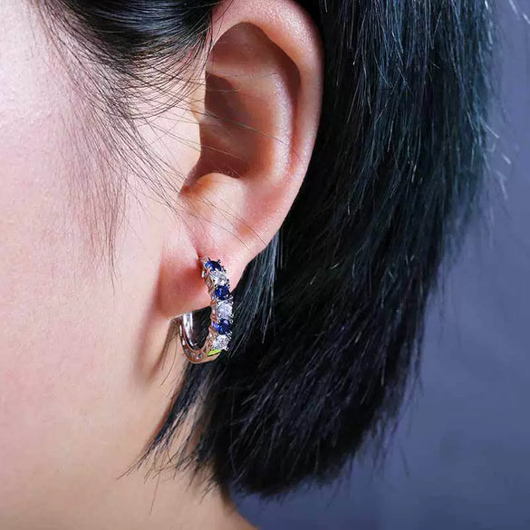Wholesale Fashion Women's Copper Zircon Earrings With Animal And Zodiac Patterns