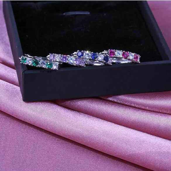 Wholesale Fashion Women's Copper Zircon Earrings With Animal And Zodiac Patterns