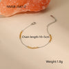 Wholesale Fashion Women's Geometric Stainless Steel 18K Electroplated Jewelry Including Necklace Tassel Earrings And Bracelet