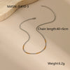 Wholesale Fashion Women's Geometric Stainless Steel 18K Electroplated Jewelry Including Necklace Tassel Earrings And Bracelet