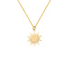 Wholesale Fashion Women's Sixpointed Star Titanium Steel Electroplated Clavicle Chain Necklace