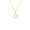 Wholesale Fashion Women's Sixpointed Star Titanium Steel Electroplated Clavicle Chain Necklace