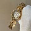 Wholesale Fashionable And Stylish Rhombusshaped Glass Ladies Watch With Diamondencrusted Super Fiber Strap