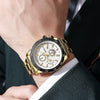 Wholesale Fashionable Business Style Men's Watches With Alloy Strap And Case Sapphire Crystal Glass Mirror Round Dial