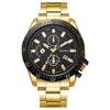 Wholesale Fashionable Business Style Men's Watches With Alloy Strap And Case Sapphire Crystal Glass Mirror Round Dial