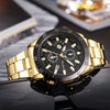 Wholesale Fashionable Business Style Men's Watches With Alloy Strap And Case Sapphire Crystal Glass Mirror Round Dial